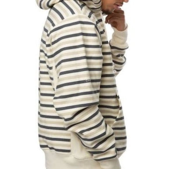 Champion Mens Striped Long Sleeve Fleece Hoodie, Choose Sz/Color - Picture 5 of 6